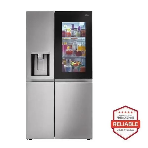 Lg French Door Instaview Refrigerator Stainless