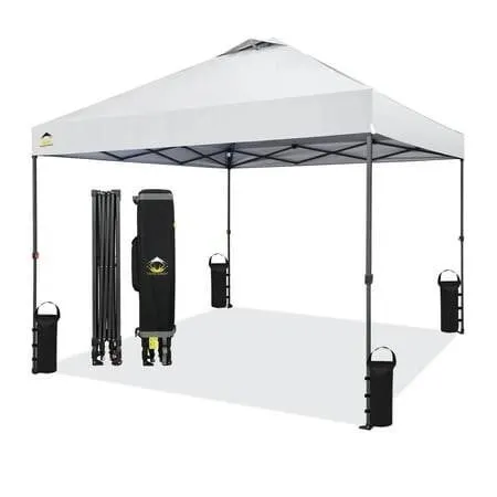 Crown Shades 10x10 Pop-Up Canopy Tent White