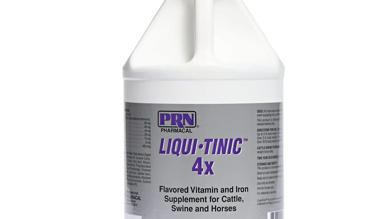 PRN Liqui-Tinic 4X Iron B Vitamin 1 gal