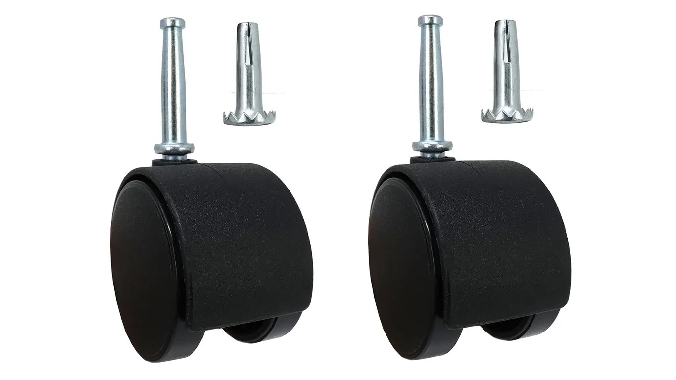 Shepherd 2 Twin Wheel Office Chair Casters Set...