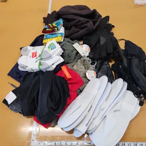 Box of clothes,  gloves , etc