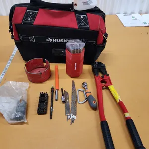 Husky Bag w/ Assorted Tools and Hilti Drill Bits
