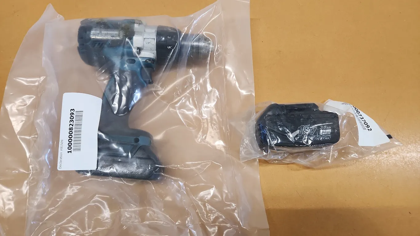 Makita Drill w/ Two Batteries (No Charger)