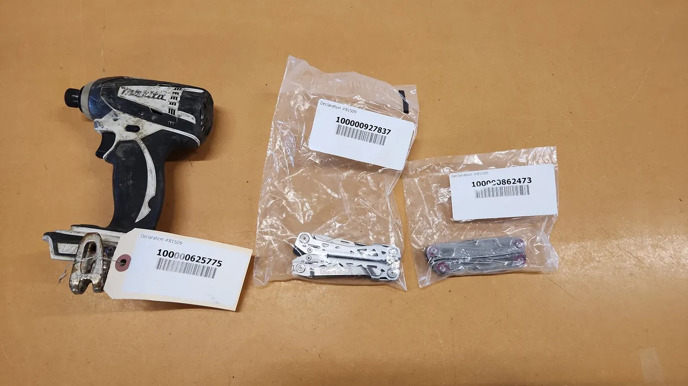 Makita Impact (No Battery) w/ Leatherman & Gerber Tool
