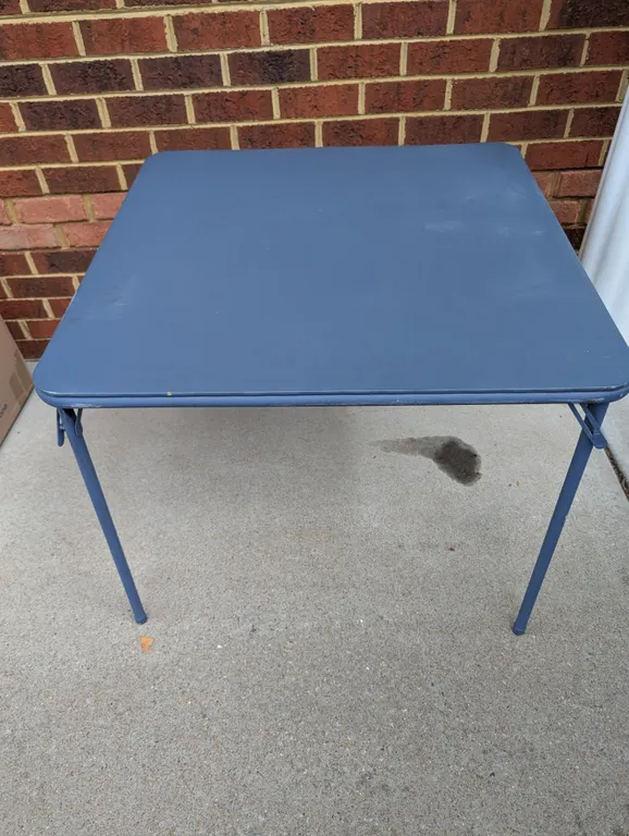 Cosco Blue Folding Card Table