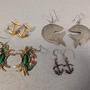 Collection of Nautical Themed Earrings
