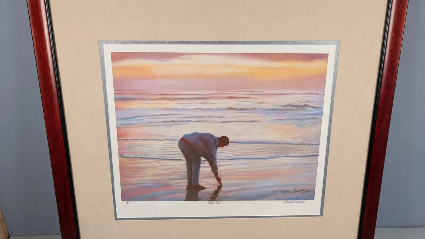 Dressler Smith "Reach Out" Framed Artist Proof Print, 1988