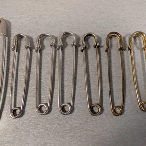 Assorted Lot of Metal Safety Pins