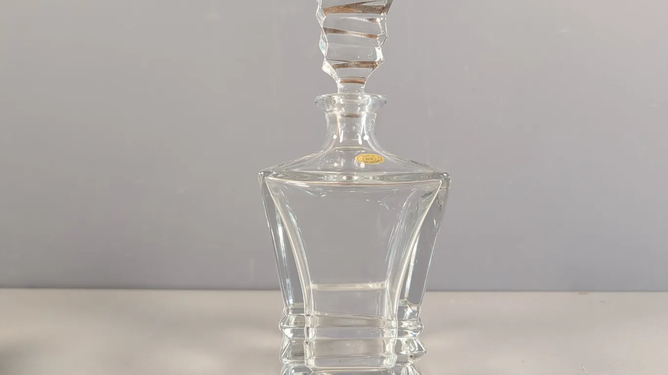 Czech Republic 24% PbO Crystal Decanter