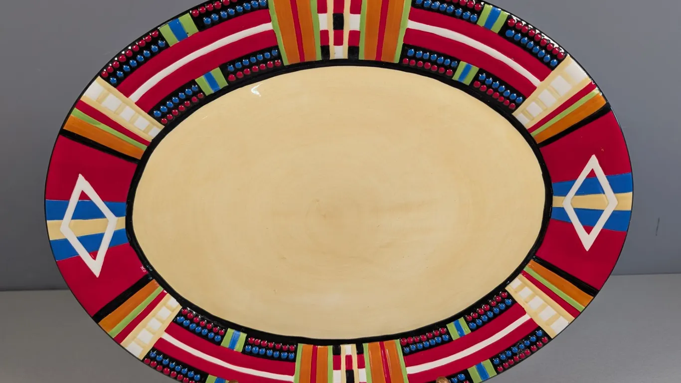 National Geographic Home Collection Jambo Oval Serving Platter