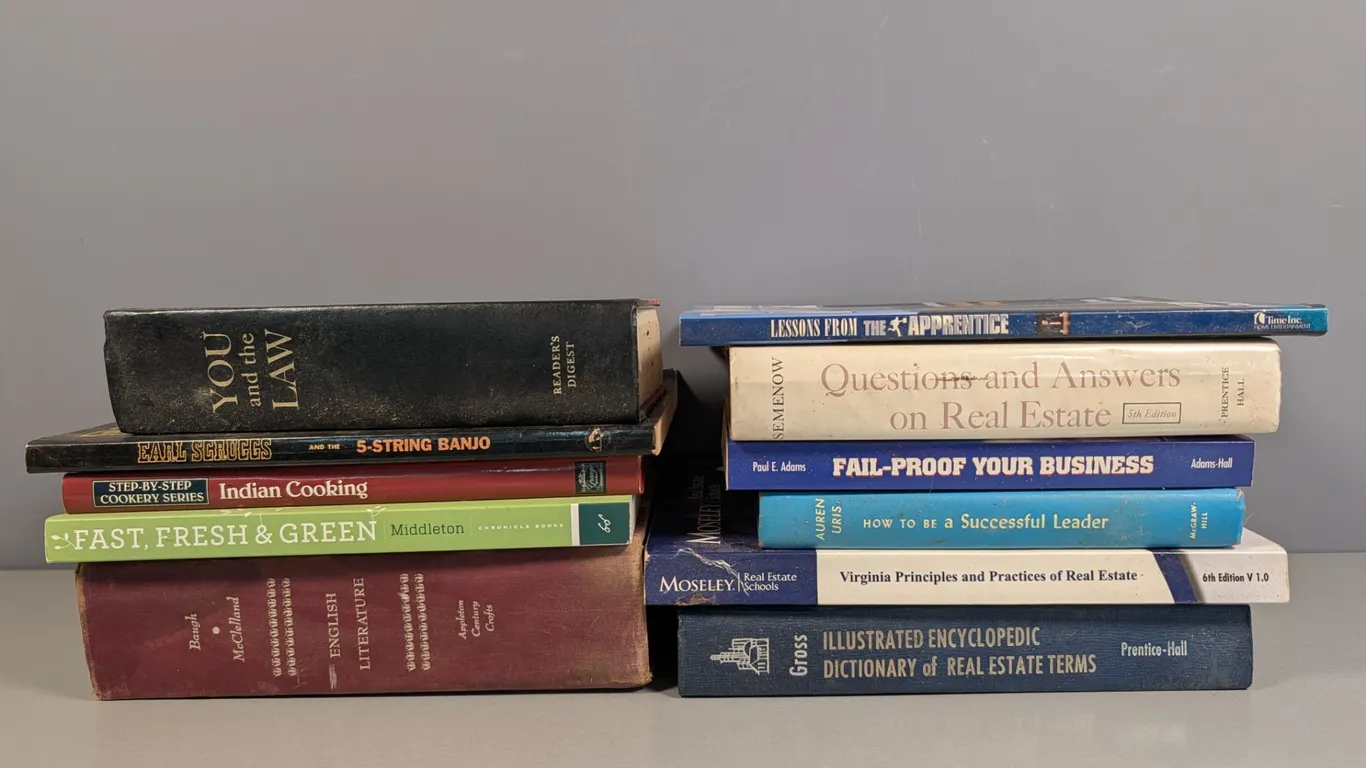 Collection of Miscellaneous Hardcover Books including Donald Trump's "Lessons from the Apprentice"