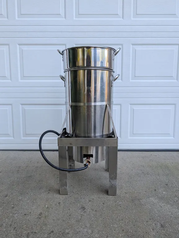 Stainless Steel Outdoor Crab Boiler Cooker with Stand