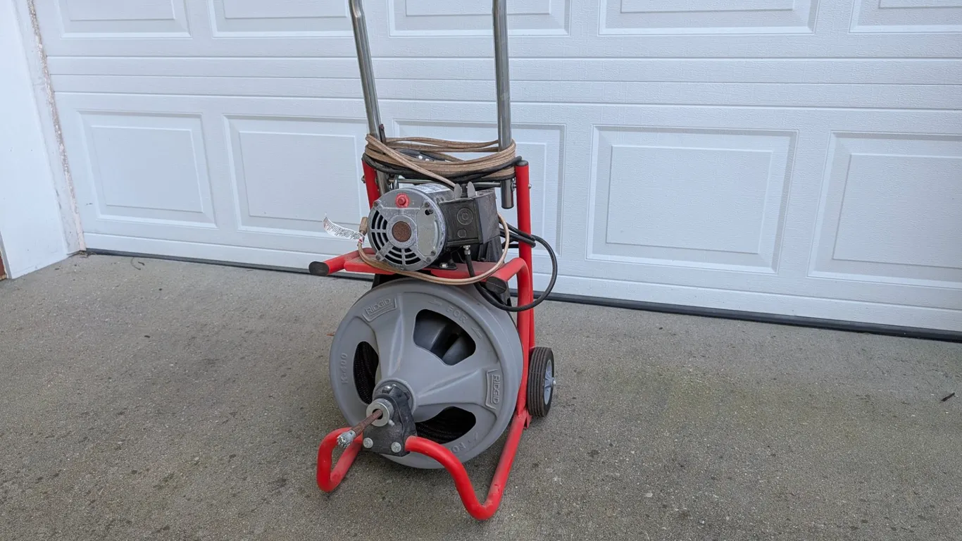 RIDGID K-400 Drum Machine Drain Cleaner