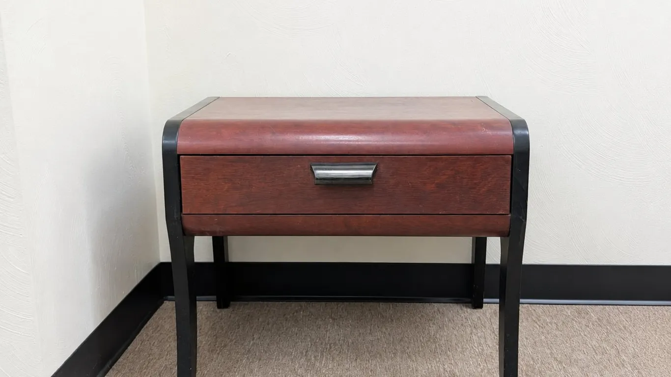 Art Deco Style One-Drawer Side Table