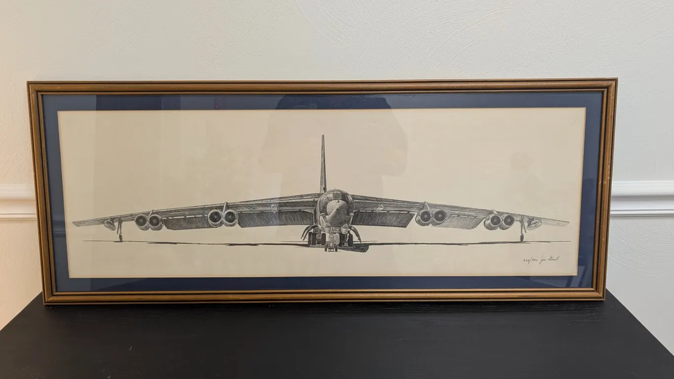 Jim Stovall Signed Limited Edition Aviation Print - Military Aircraft