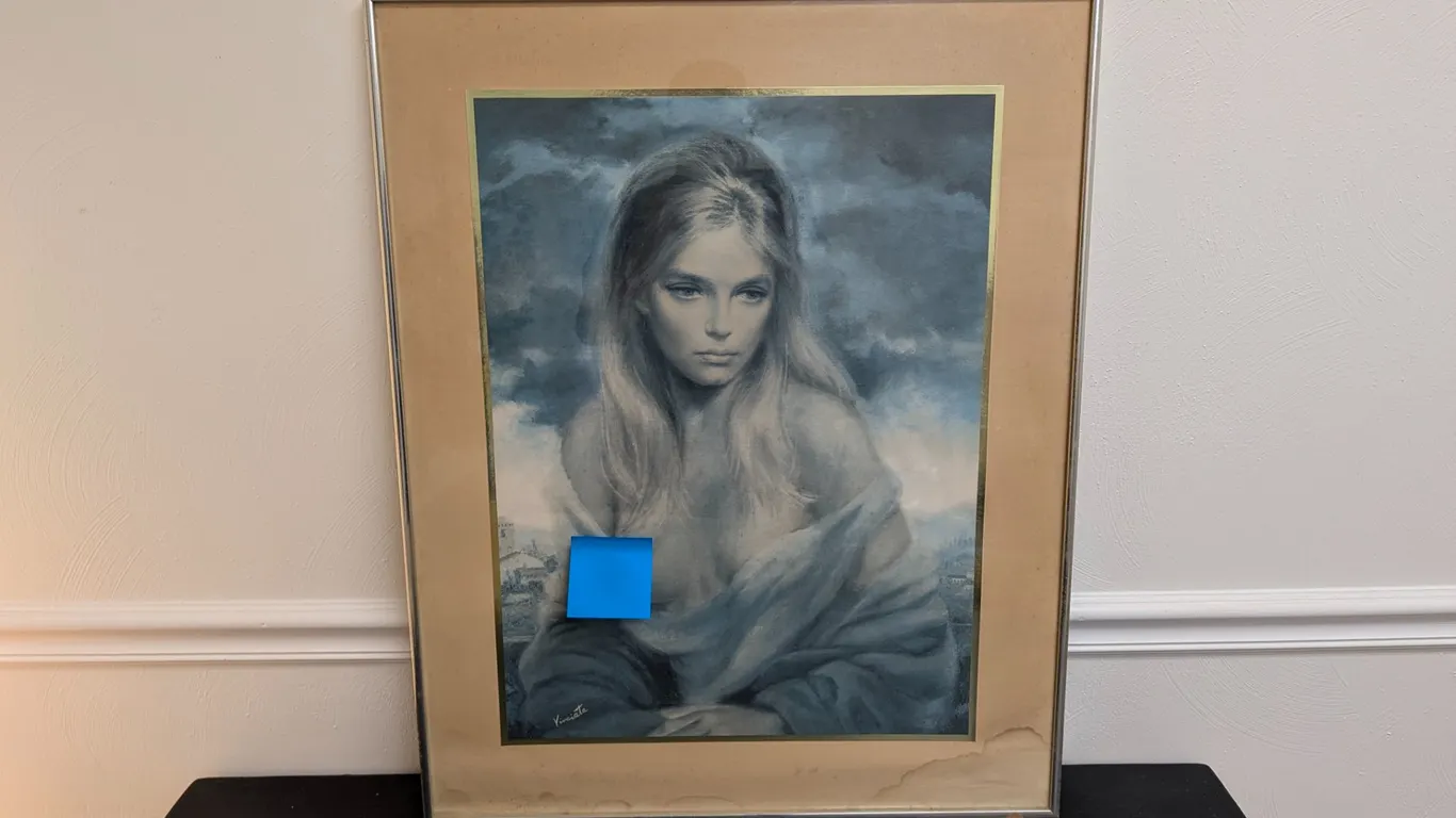 Framed Print "Girl of Valdarno" by Vinciata (Joseph Wallace King)