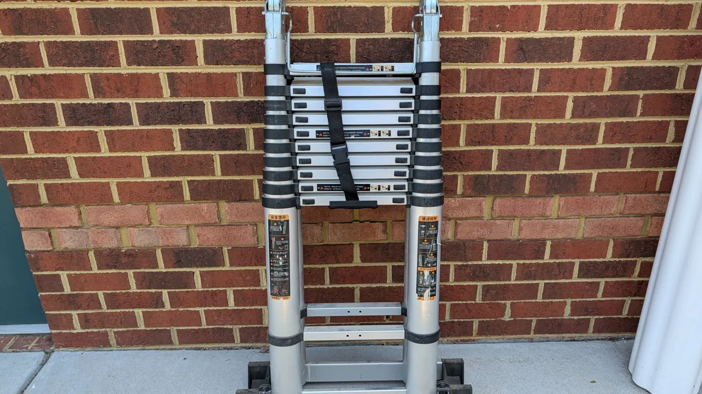 Heavy Duty Telescoping A-Frame / Extension Ladder
