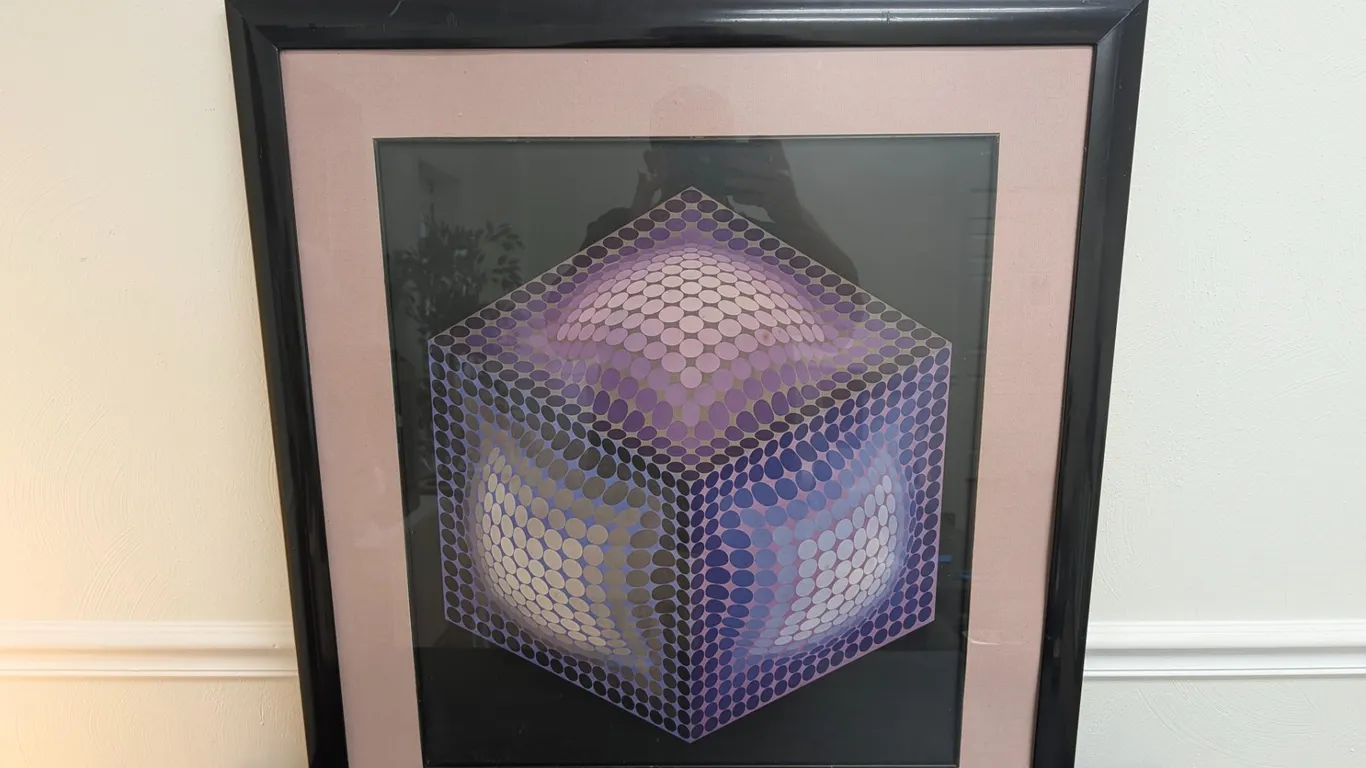 Victor Vasarely 'Xeca Domb' Op Art Poster