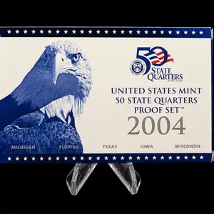 2004 United States Mint 50 State Quarters Proof Set