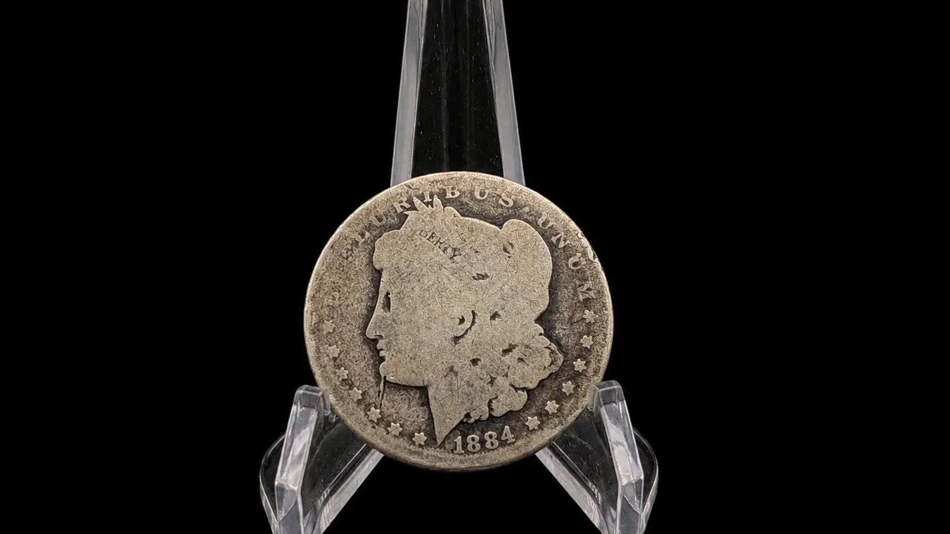 1884 United States Morgan Silver Dollar