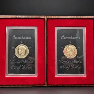 1974 Eisenhower United States Proof Dollar Coins (2)