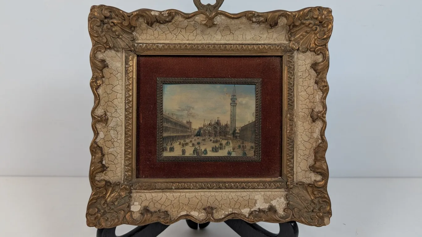 Miniature Framed Print of St. Mark's Square