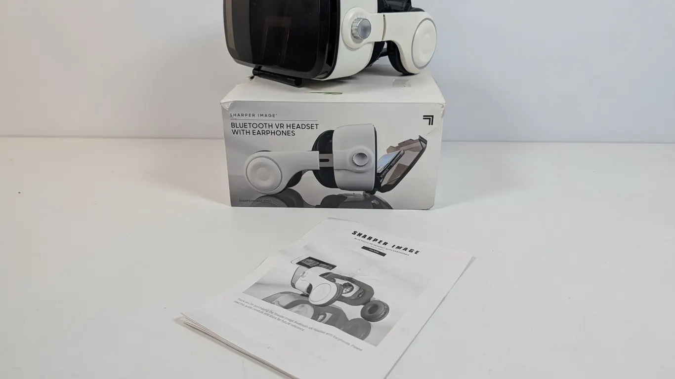 Sharper Image Bluetooth VR Headset with Earphones