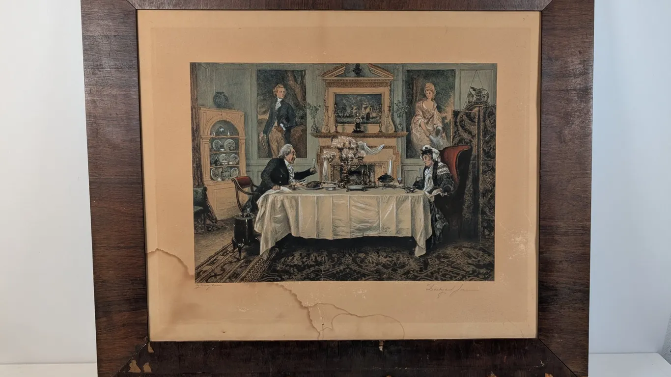 Dudley Sadler Framed Historical Print "Lady and Joan"