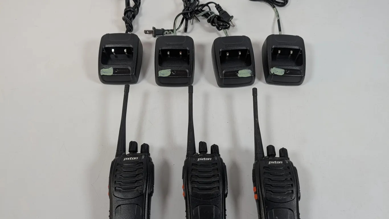 Pxton Walkie-Talkies with Chargers (Set of 3)