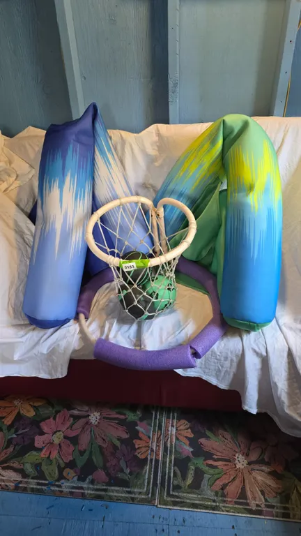 Big Joe Pool Floats, Basketball Hoop & Water Balls