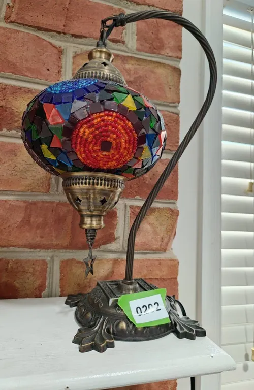 Turkish Style Mosaic Glass Table Lamp