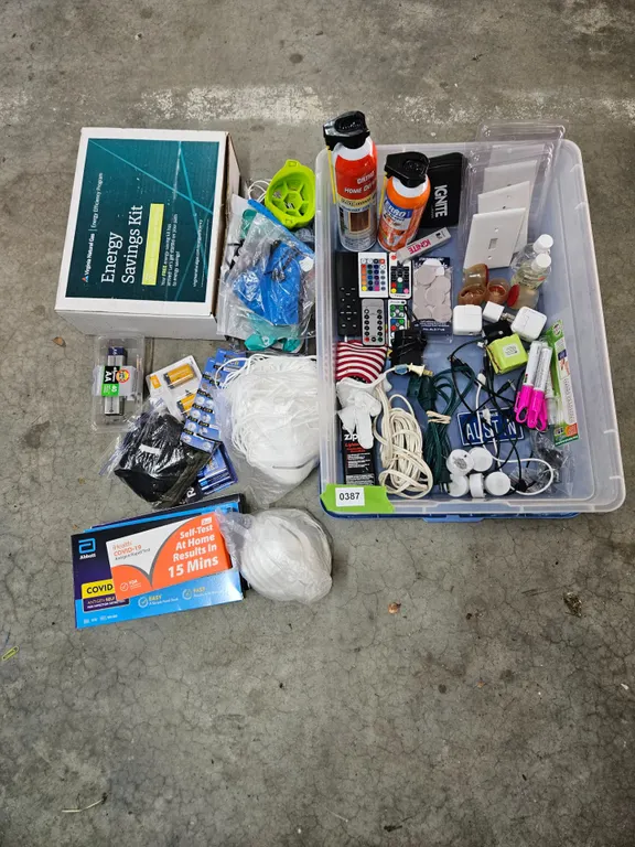 Household Essentials & Electronics Lot