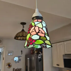 Tiffany Style Stained Glass Pendant Light Shade