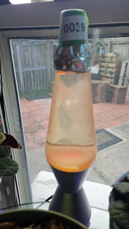 Vintage Orange Lava Lamp