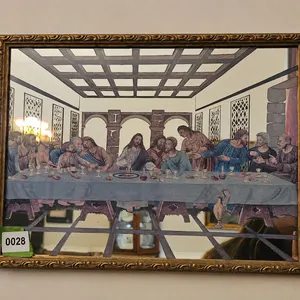 The Last Supper Framed Mirror Art