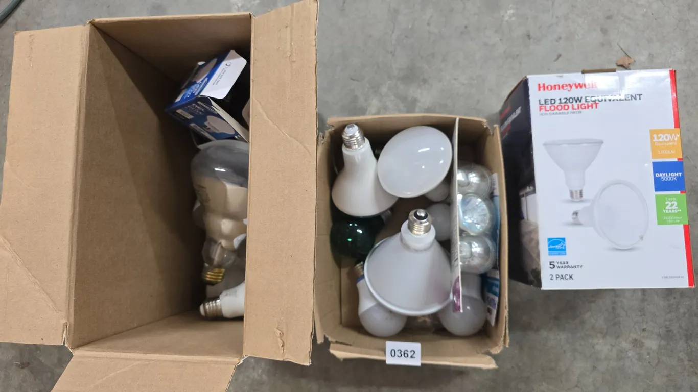 Assorted LED and Flood Light Bulbs with Honeywell 2-Pack