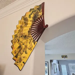 Large Decorative Asian Wall Fan