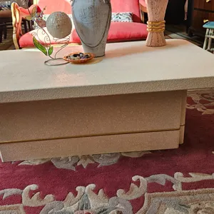 Vintage Faux Stone Laminate Coffee Table