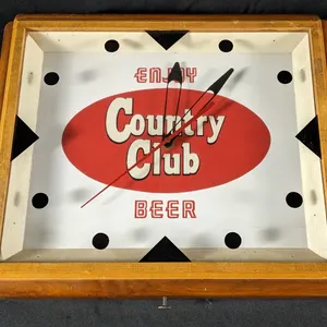 ENJOY GOETZ COUNTRY CLUB BEER CLOCK