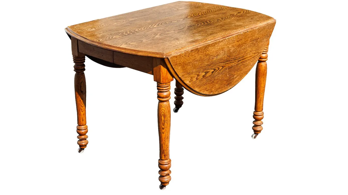 Antique Oak Drop-leaf Table