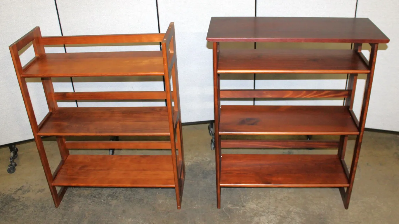 Collapsible Wood Shelving Units
