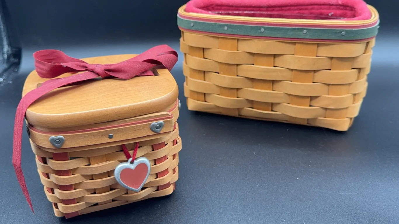 2 Small Longaberger Baskets