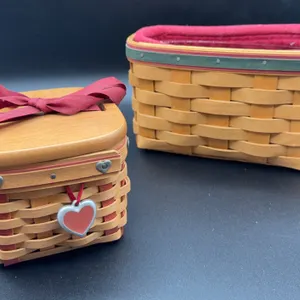 2 Small Longaberger Baskets
