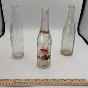 3 Pop Bottles, Old Colony Pepsi Cola