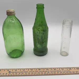 3 Glass Bottles, Sprite Bottle