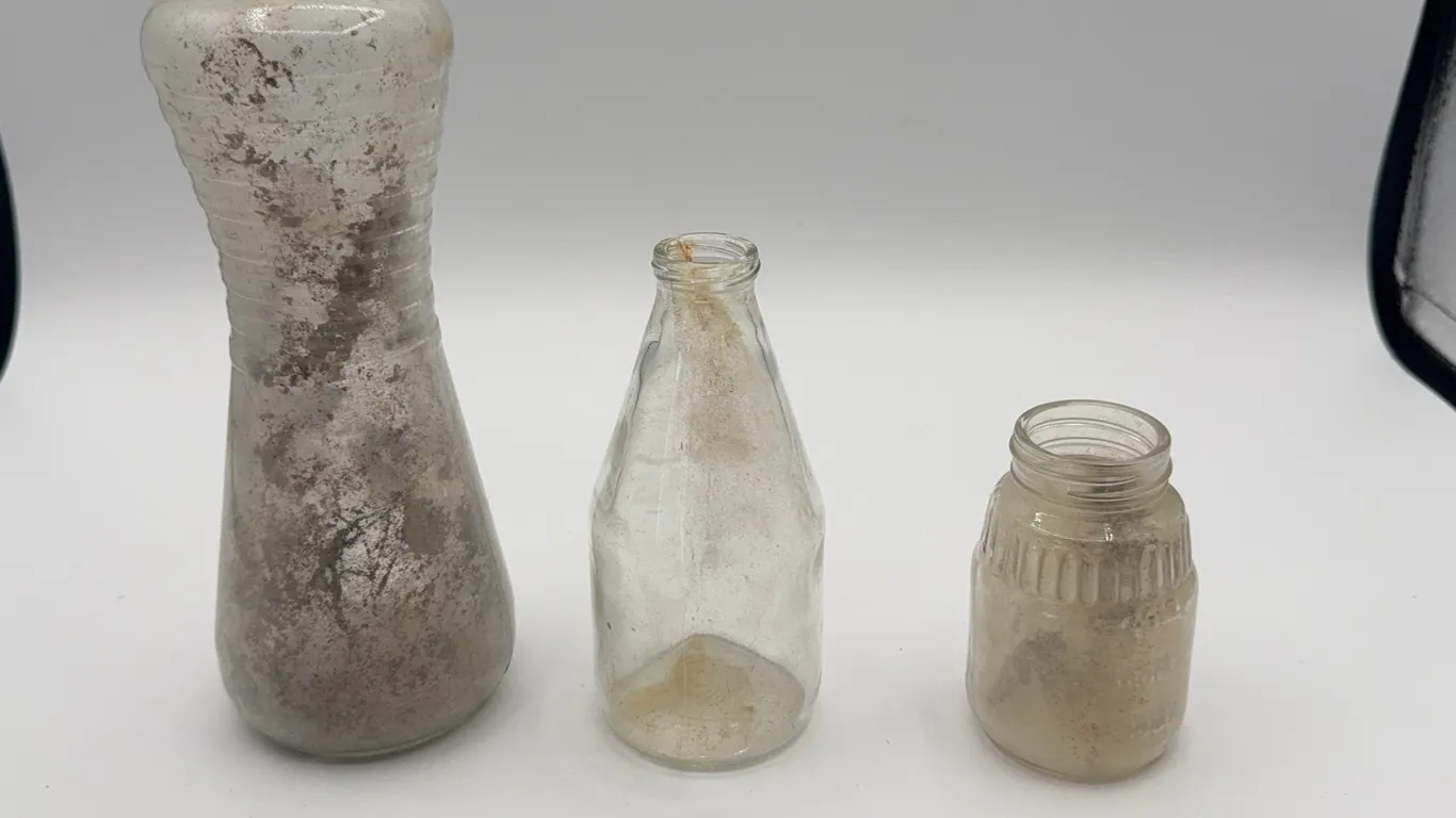3 Glass Bottles