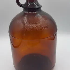 One Gallon Brown Glass Jug