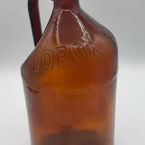 Clorox Brown Glass Jug