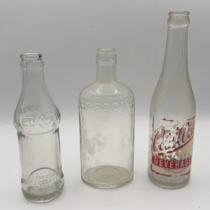 3 Glass Bottles Edgar's & Gordon's