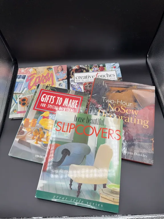 Box Lot Sewing Books and Cookbooks